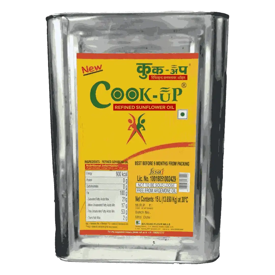 cook sunflower oil 15L tin